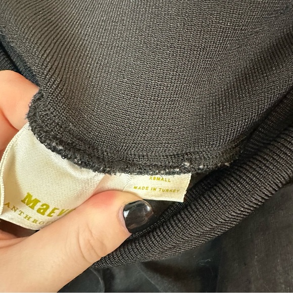 Maeve Anthropologie | Black Jogger Pants Size XS Women's - Picture 5 of 7